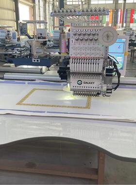 全花动单头绣机多功能三合袍一绣旗绣自家GX1201纺床品绣汉服刺绣