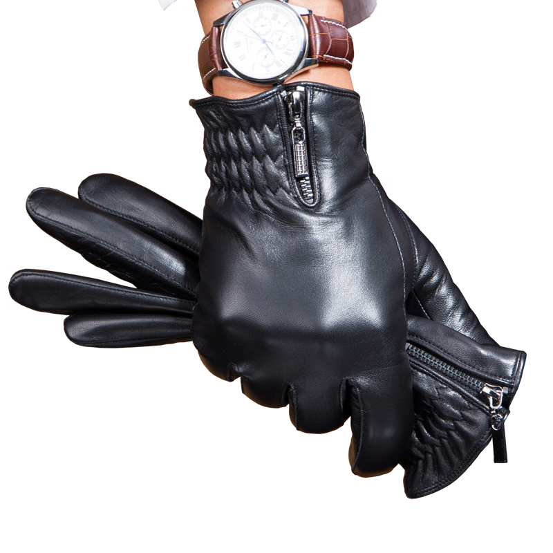 Gants pour homme en peau de mouton - Ref 2781621 Image 2