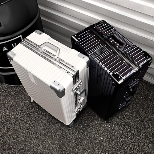 万向轮铝框24寸结实拉杆箱网红