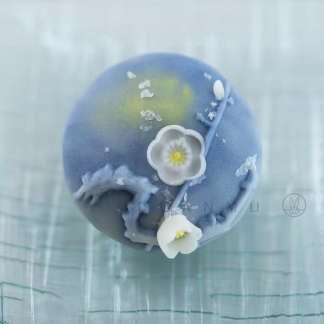 现货日本和果子梅花花切模日本翻糖梅花切模日本和菓子饼干梅花模