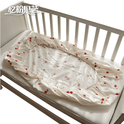 天丝+棉婴儿床笠柔滑亲肤夏季