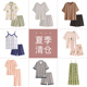 带胸垫薄款 吊带睡裙莫代尔家居服 夏季 睡衣女纯棉短袖 夏款 清仓