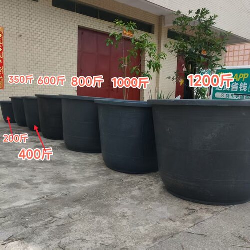 特厚黑色牛筋桶特大水桶耐用20年