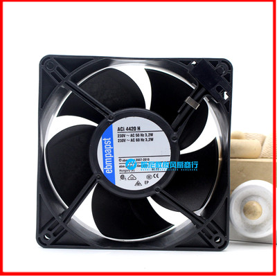 原装正品德国ebmpapst ACi 4420H/HH 230V 12038塑料框叶散热风扇