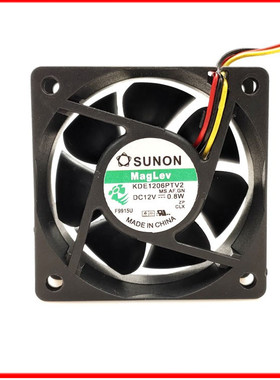 SUNON建准 6025 12V 0.8W KDE1206PTV2 磁悬浮 静音 散热风扇 6CM