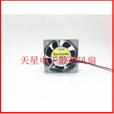 109L0624H402 DC24V 0.06A 原装日本三洋SANYO 60*60*25 铝框风扇