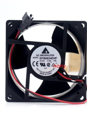 全新喏尼 EFB0824EHF 8032 24V 0.35A 艾默生CT变频器 散热风扇