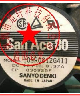 SANACE80 109R0812G411 109R0812G419 12V 109R0812T4H11轴流风扇