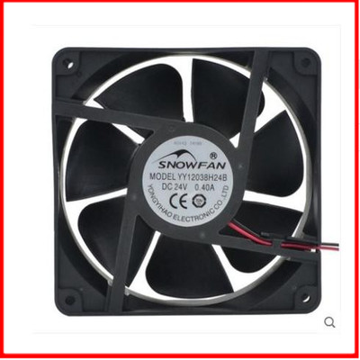 SNOWFAN YY12038H24B 12cm /12038/24v 工业风扇 直流风机双滚珠