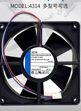 全新德国 TYP 4314 U/S/R/M/G/NH/HVR/19 4374 12032风扇24V