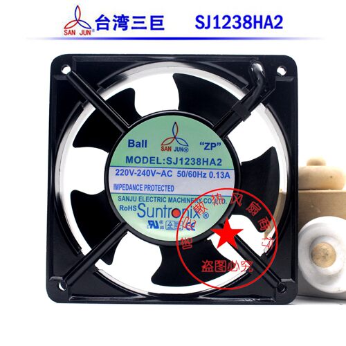各尺寸AC220V散热风扇SJ1238HA2