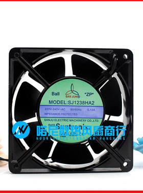 SJ1238HA2原装台湾三巨12038AC220VHA1 110V轴流散热风扇380V HA3