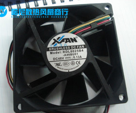原装 新瑞联 80*80*25 DC48V 0.13A 四线散热风扇 RDL8025B4