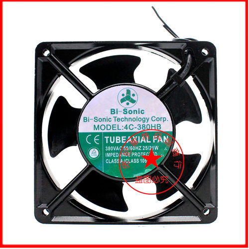 全新 Bi-Sonic 百瑞 12038 380V 12CM 4C-380HB/S 电源 散热风扇