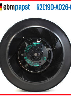 全新ebmpapst R2E190-AO26-05 230V 0.26A M2E068-BF涡轮离心风机