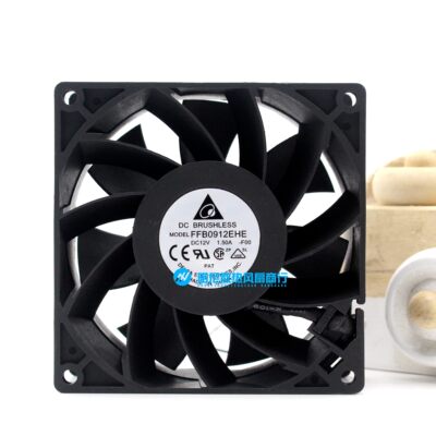 喏尼 9038 FFB0912EHE DC 12V 1.5A 9CM 暴力 加压型 双滚珠风扇