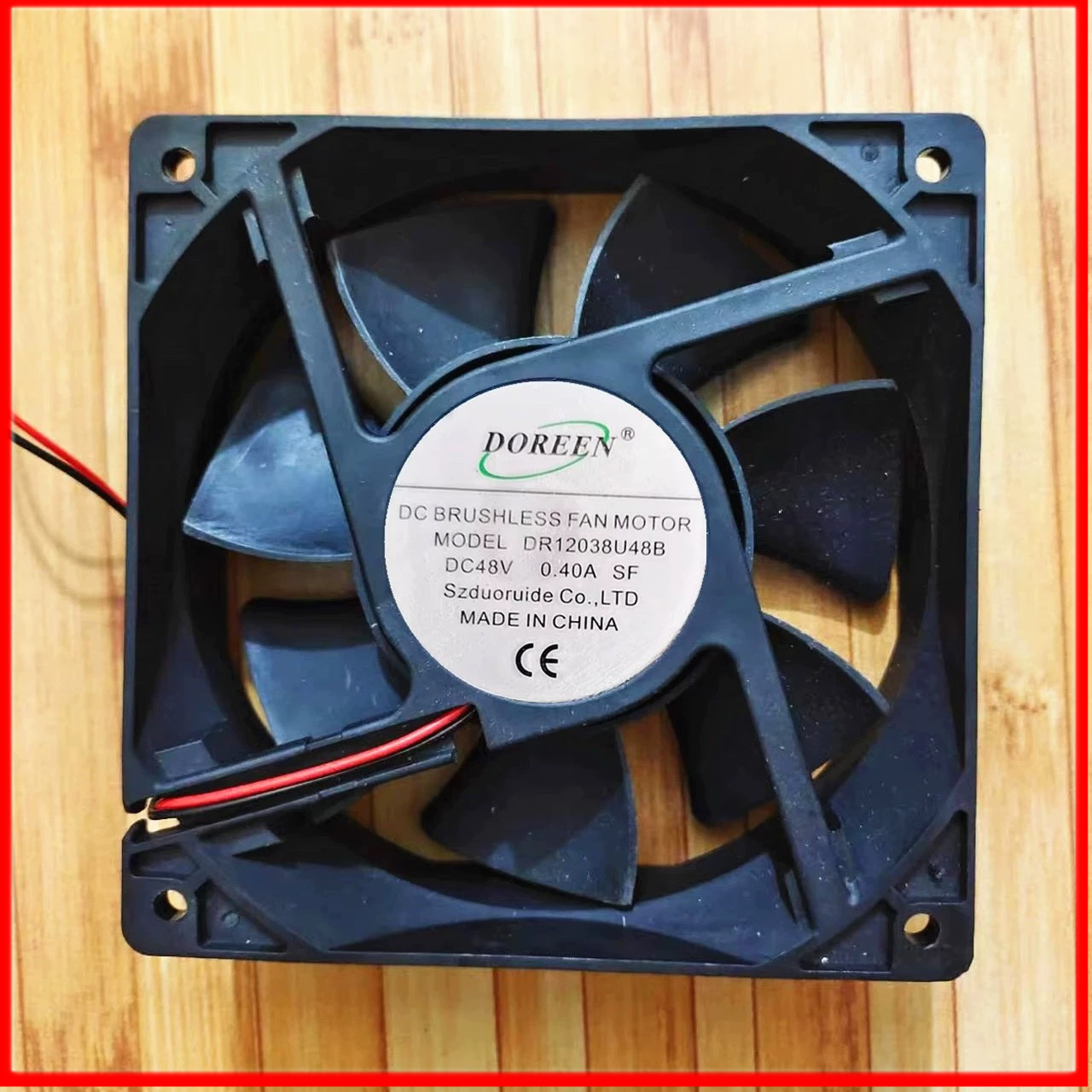 原装DOREEN DR12038U48B DC48V 0.40A 散热风扇风机 120*120*38