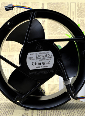 喏尼风扇EFC1748DG 17CM 48V 1.84A 四线 风扇 大风量风扇