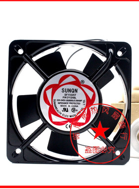 SUNQN建准SF11025T  P/N2112HBL 11025 220V 0.08A散热风扇