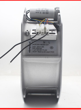 原装ebmpapst威图机柜风机22580 W2E200-HK38-C01 AC220V机柜通风
