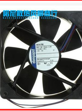 全新正品德国Ebm-papst风扇专售 TYP4414FM 24V 3.2W 12CM 12025