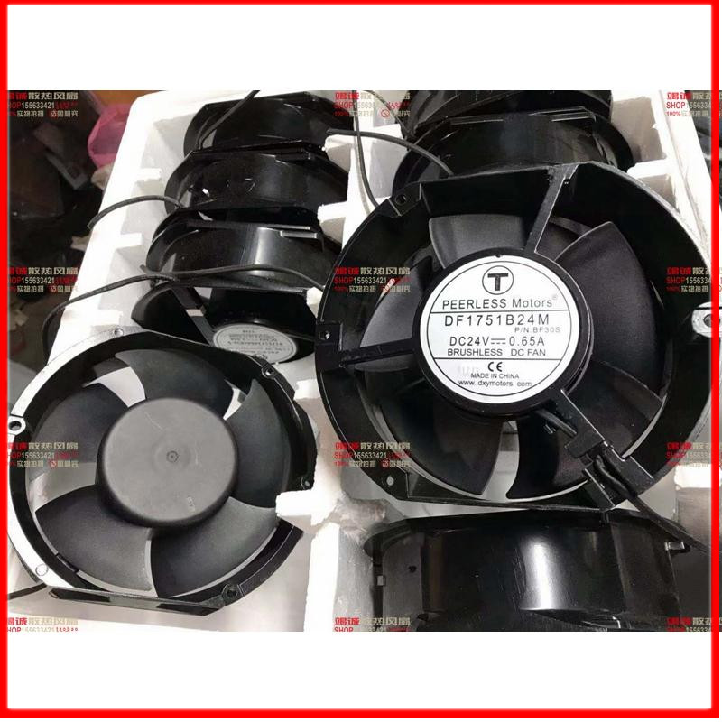 T DF1751B24M P/N BF30S DC24V 0.65A 直流轴流风机 机柜散热风扇