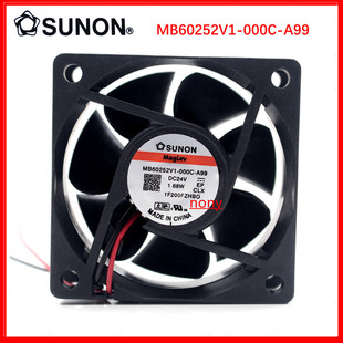 全新原装SUNON建准MB60252V1-000C-A99 6025 24V 1.68W变频器风扇