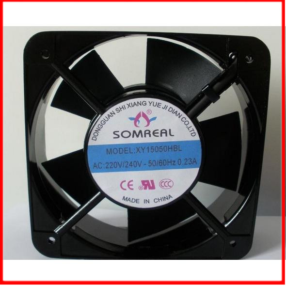全新SOMREAL 220V380V XY15050HBL电柜散热风机烤箱散热风机15050