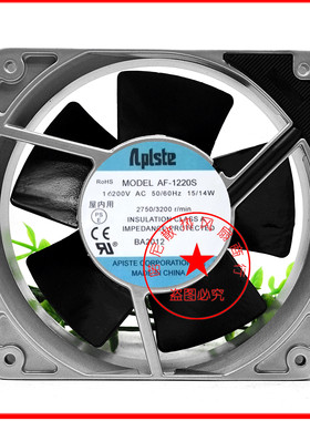 AF-1220S AFR-1210 12CM 12038 100V 15/14W Aplste 滚珠轴承风扇