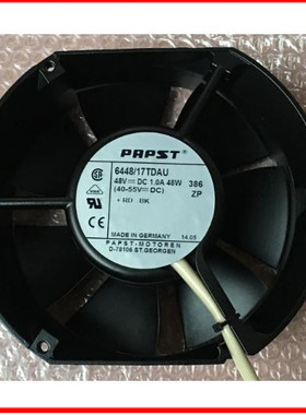 全新原装德国 ebmpapst 6448/17TDAU 高宝印刷机105P40可调速风扇