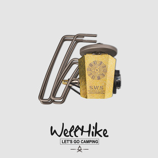 适用SOTO 炉户外烧烤炉炉头野营便携钛锌 钛金蜘蛛炉 折叠卡式