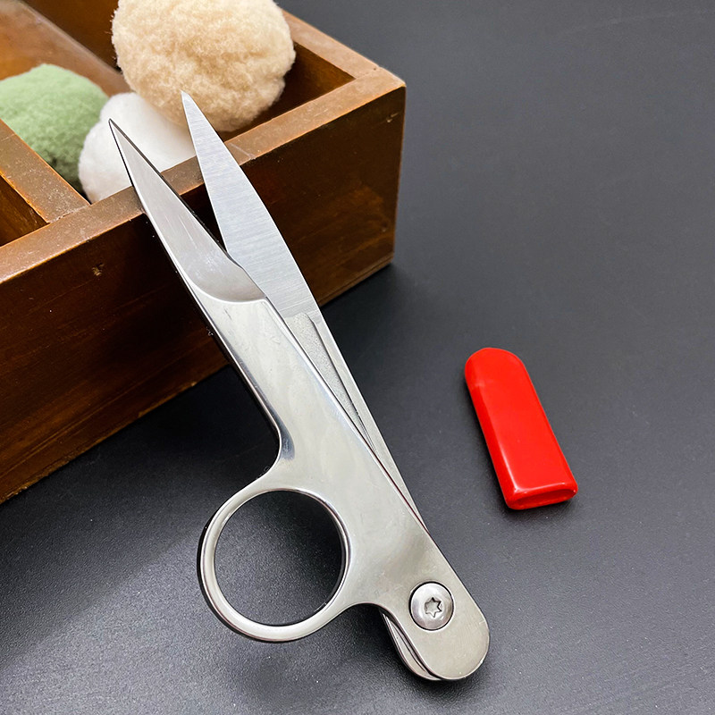 全钢家用剪刀 线头剪 十字绣V型剪家用裁缝纱线剪 不锈钢钓鱼剪刀,居家日用,家用剪刀,淘宝优惠券,粉丝福利购,淘宝优惠卷
