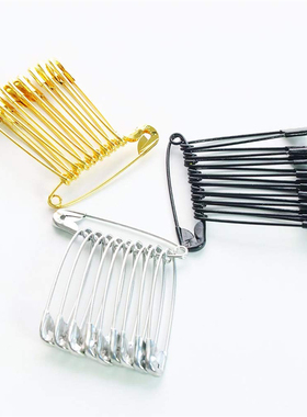 蝴蝶牌别针金色黑色银色手工吊牌小别针保险别针扣胸针18mm-55mm