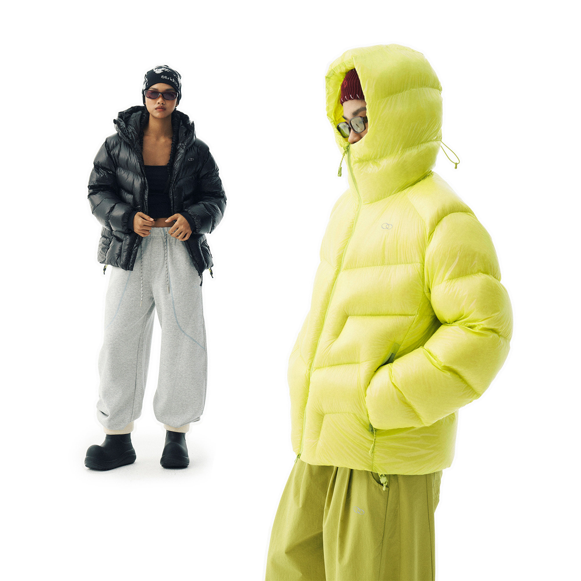 wooye勿野800蓬90白鸭绒羽绒服