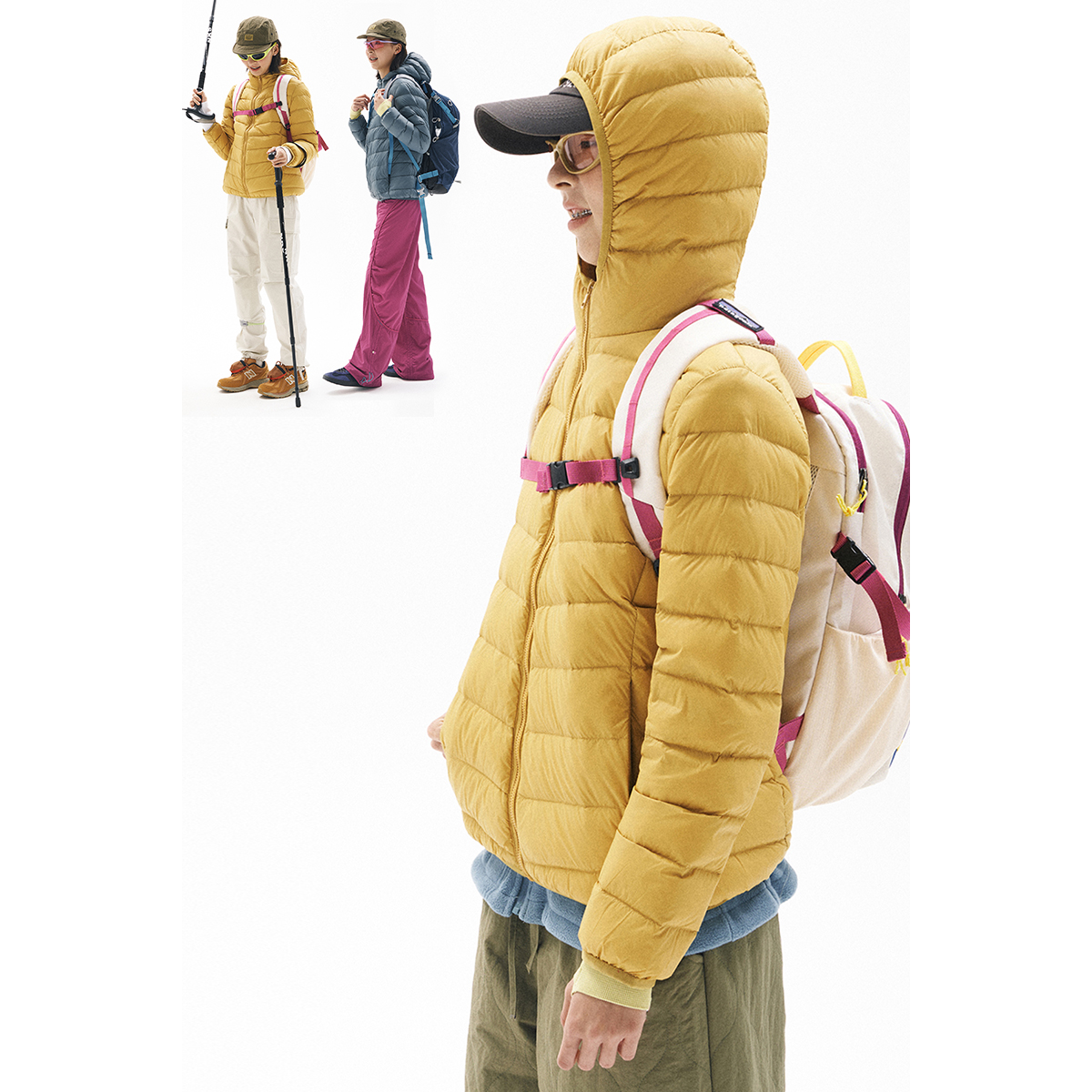 wooye勿野多巴胺90白鸭绒羽绒服