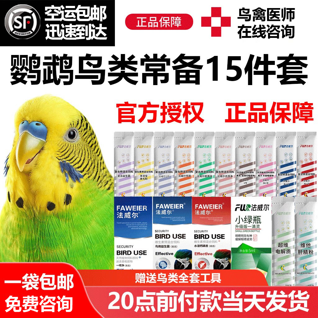 鹦鹉药品常备不适凯鸽电解质凯哥