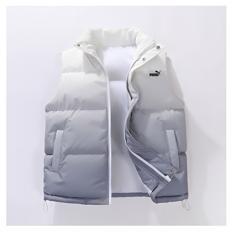 奥莱专区丨品牌丨秋冬季男士羽绒马甲立领青年百搭宽松渐变色外套