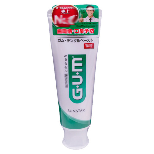 日本GUM盛势达 牙周护理牙膏120g去口臭 香草薄荷