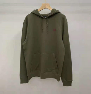 男女款 套头卫衣 长袖 连帽衫 军绿色卫衣 英系 休闲运动上衣 宽松款