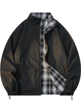 Men's cargojacket Loose jacket工装夹克宽松双面穿翻领潮牌外套