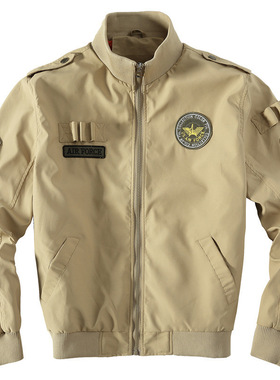 Trendy flight suit thin coat 潮流韩版男士立领飞行服薄款外套