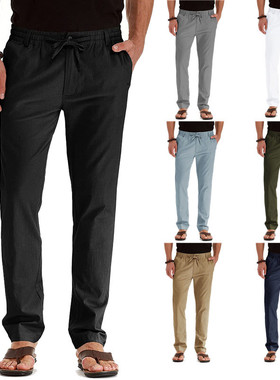 Business casual baggy sweatpants商务松紧腰棉质百搭纯色运动裤