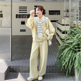【新品】26春时髦风披肩卫衣休闲套装2C251-6902-P185-K298，女装套装/套裙，2C251