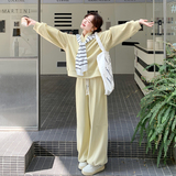 【新品】26春时髦风披肩卫衣休闲套装2C251-6902-P185-K298，女装套装/套裙，2C251