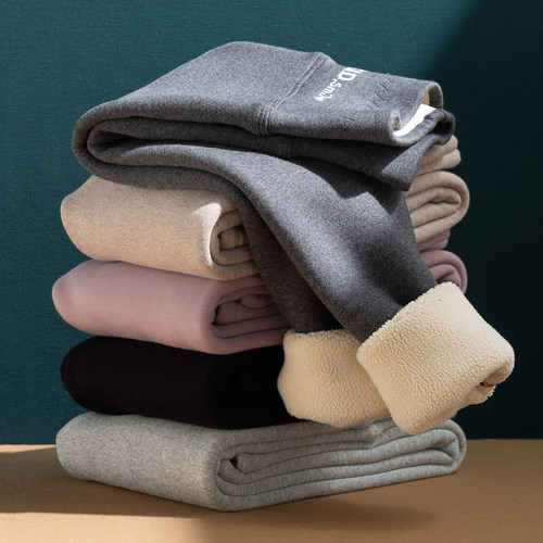 女童纯棉高腰加绒加厚打底裤棉裤