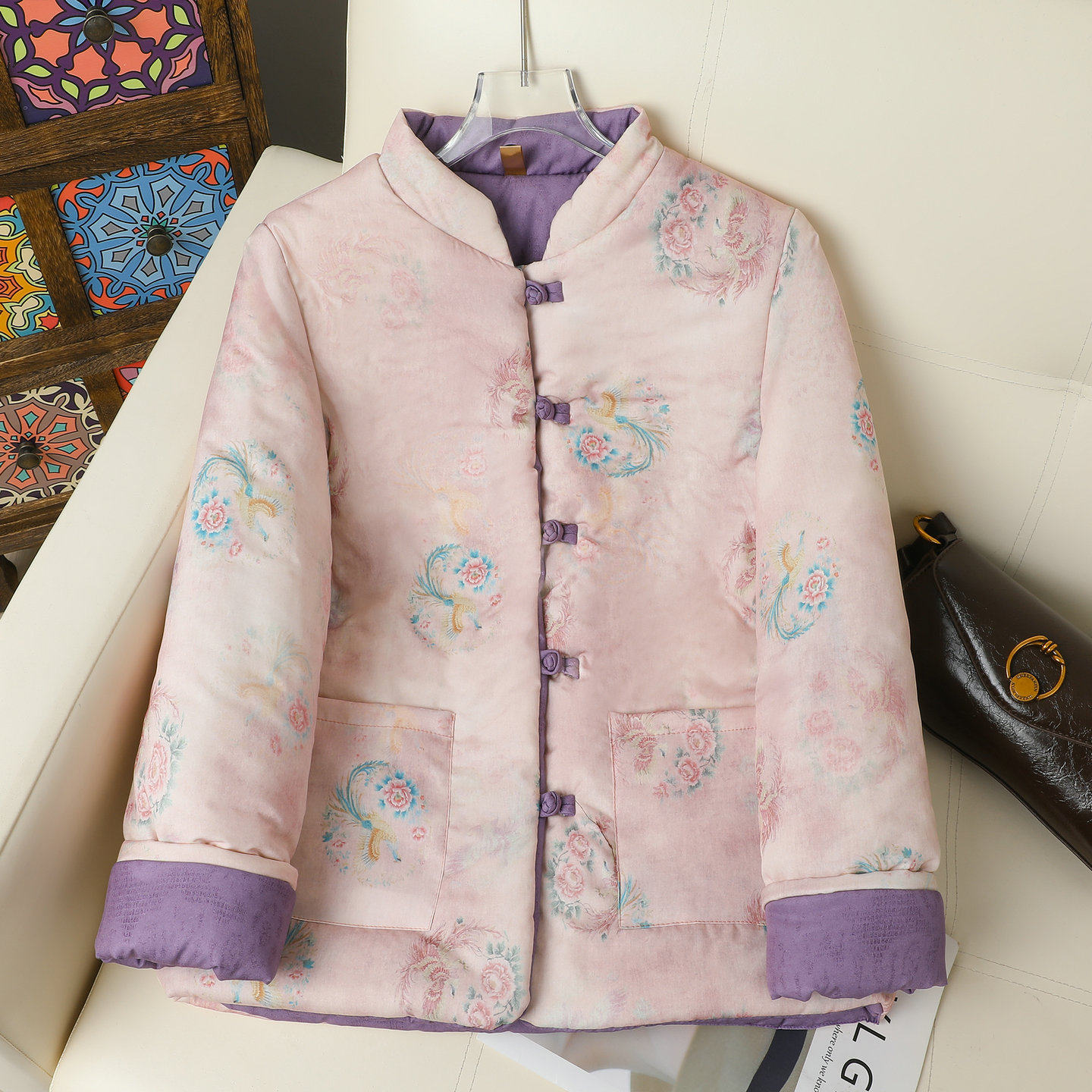 新中式国风复古盘扣双面穿棉服女2025冬季新款保暖棉衣棉袄棉外套,女装/女士精品,棉衣/棉服,淘宝优惠券,粉丝福利购,淘宝优惠卷