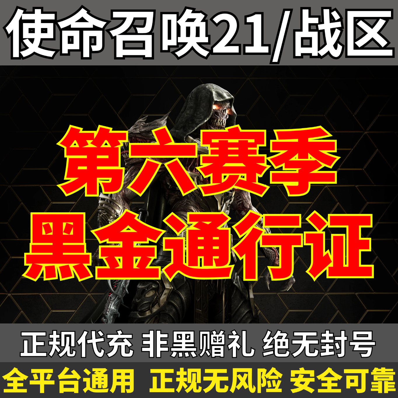 COD使命召唤战区第六赛季黑金通行证 xbox steam 暴雪代购黑金