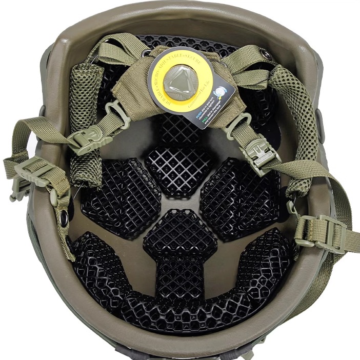 新式头盔内衬3D打印高分子散热透气防水晶格蜂窝内衬透气空气弹簧