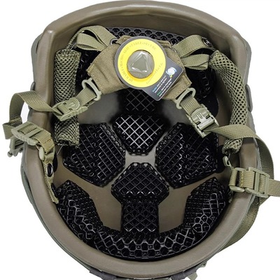 新式头盔内衬3D打印高分子散热透气防水晶格蜂窝内衬透气空气弹簧