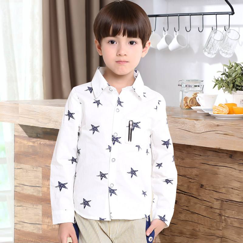 Chemise garcon à manche longue - Ref 2077501 Image 3